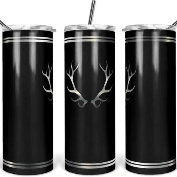 Black Antler Design Stainless Steel Tumbler 30 Ounce - Picture 1 of 6